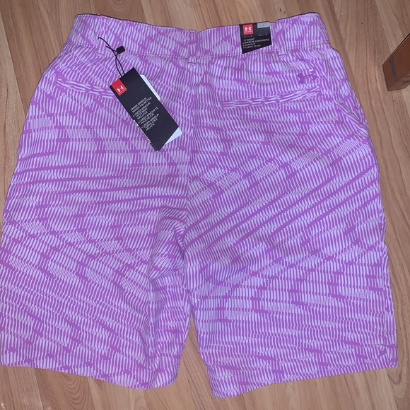 Under Armour | Purple Golf Wave Shorts - Picture 4 of 4
